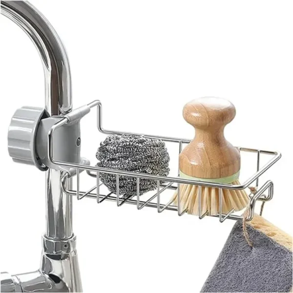 Stainless Steel Kitchen Sponge Holder - Image 3