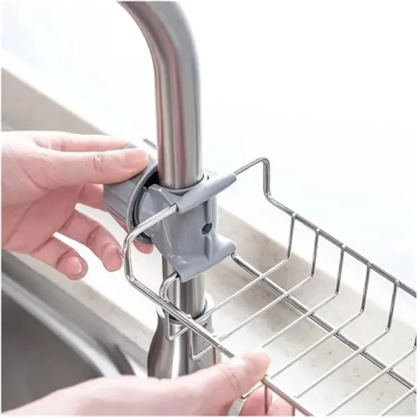 Stainless Steel Kitchen Sponge Holder - Image 2